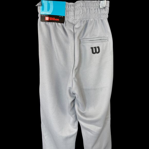 Wilson Youth Baseball Pants Gray XS New with Tags Elastic Waist 100% Polyester - Picture 4 of 10